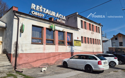 FINREA │ Reštaurácia s bytovou jednotkou a záhradou – Slovenské Pravno (blízko Martina a Turčianskych Teplíc)