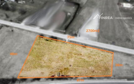 FINREA │ PREDAJ - Investičný rovinatý pozemok 5300m2 Ratkovo ,okr. Martin