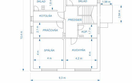 FINREA│Predaj rodinný dom na pozemku 1602 m² - Pov. Bystrica
