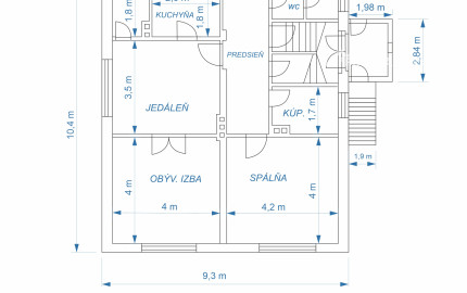 FINREA│Predaj rodinný dom na pozemku 1602 m² - Pov. Bystrica