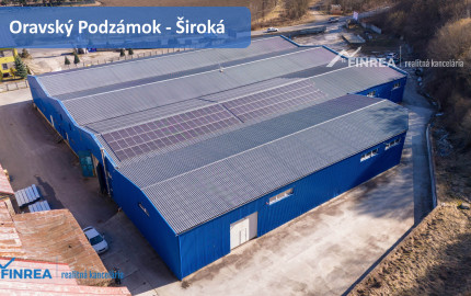 Skladové a výrobné priestory Oravský Podzámok - Široká