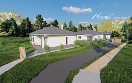 FINREA│ Novostavba - L-bungalov vo Vrútkach – 4 izby, 120 m², pozemok 505 m²