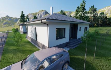 FINREA│ Novostavba - L-bungalov vo Vrútkach – 4 izby, 120 m², pozemok 505 m²