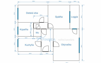 FINREA│  3-izbový  byt (66m2) s nádherným výhľadom , Martin - Ľadoveň