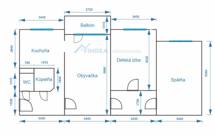 FINREA│Veľkometrážny (85m2) 3-izbový byt po rekonštrukcii, Vrútky