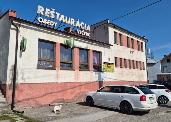 FINREA │ Reštaurácia s bytovou jednotkou a záhradou – Slovenské Pravno (blízko Martina a Turčianskych Teplíc)