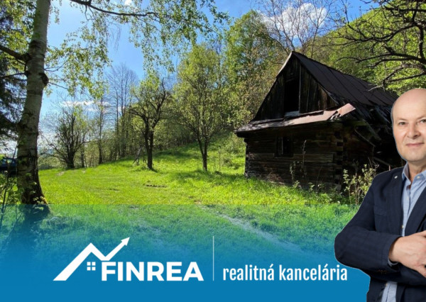 FINREA│Na predaj pozemok 1336 m² s chatou (43 m²) v krásnom prostredí obce Belá pri Žiline