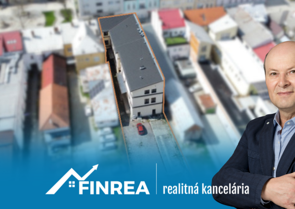 FINREA │ Exkluzívna polyfunkčná budova na pešej zóne v meste Martin, pozemok 1380 m2