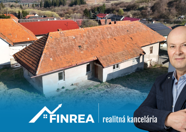 FINREA│Rodinný dom / chalupa – Horná Štubňa, okr. Turčianske Teplice