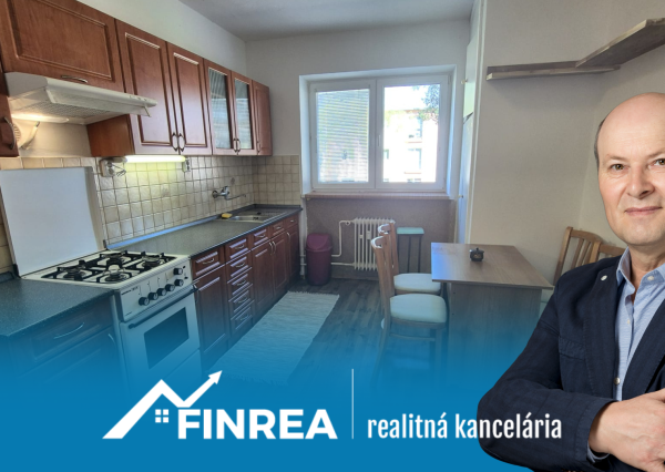 FINREA│Priestranný 2-izbový byt v centre Martina