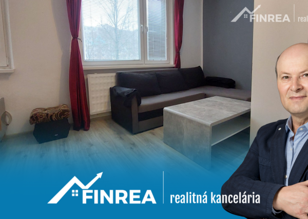 FINREA │1 izbový byt na prízemí (27m2) Martin-Košúty