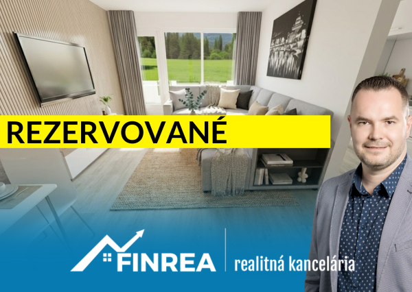 FINREA│REZERVOVANÉ 3,5-izbový byt s dvoma balkónmi na Bystereci - SNP