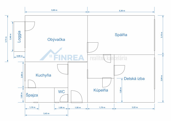 FINREA│Priestranný 3-izbový byt (94m2) so záhradkou (120m2), Martin - Priekopa