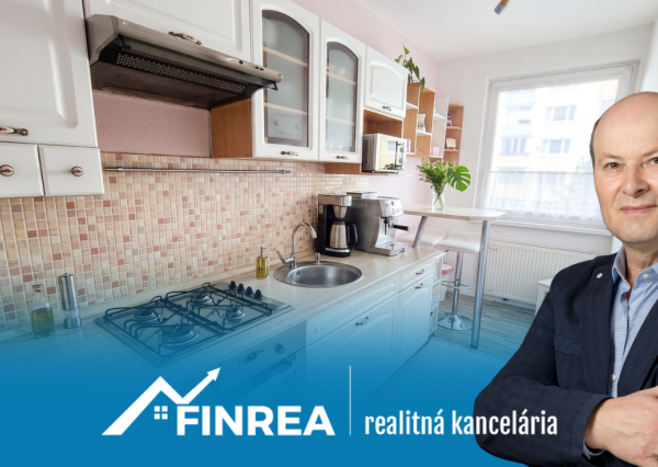 FINREA│ Útulný 3-izbový byt s loggiou v obľúbenej časti Záturčie – Martin, 60m2