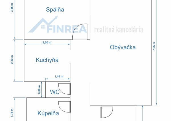 FINREA │Moderný 2-izbový byt v Martine - Priekope