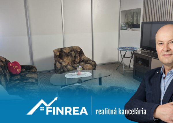 FINREA │Prenájom 2-izbového bytu v centre Martina s parkovacím miestom