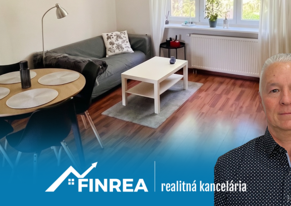 FINREA │Prenájom 2-izbového bytu v centre Martina