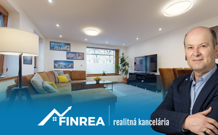 FINREA│3 izbový nadštandardný (105m2) byt Vrútky-Centrum