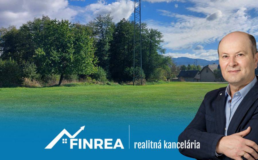 FINREA │ Pozemok 1625m2 vhodný na stavbu rodinného domu v obci Sučany, okr. Martin, ZNÍŽENÁ CENA!