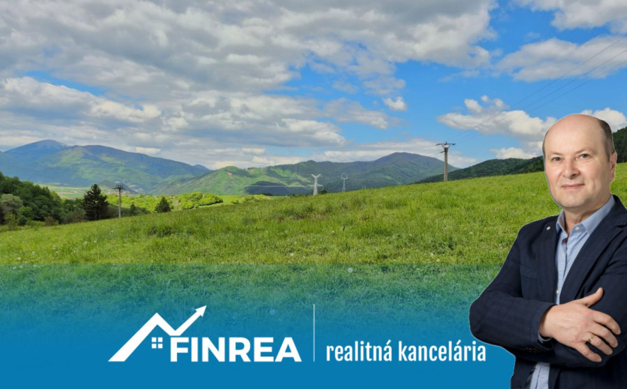 FINREA│Slnečný investičný pozemok (1009 m²) s výhľadom – Konské pri Martine
