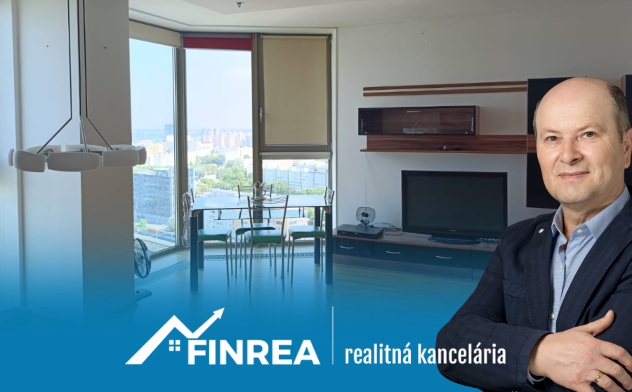 FINREA│Priestranný a slnečný 2-izbový apartmánový byt, 90 m², Bratislava - Petržalka