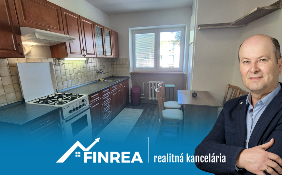 FINREA│Priestranný 2-izbový byt v centre Martina