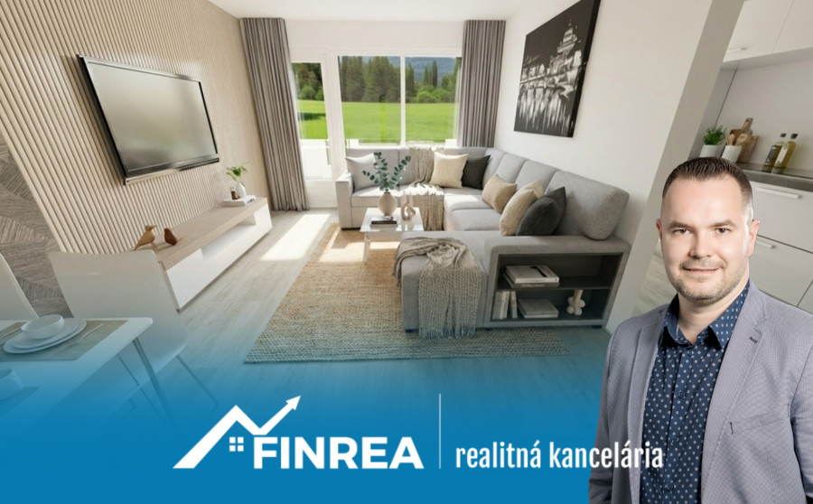 FINREA│3,5-izbový byt s dvoma balkónmi na Bystereci - SNP
