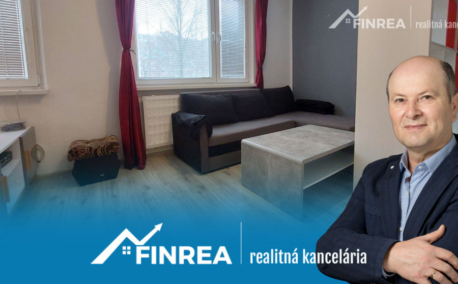 FINREA │1 izbový byt na prízemí (27m2) Martin-Košúty