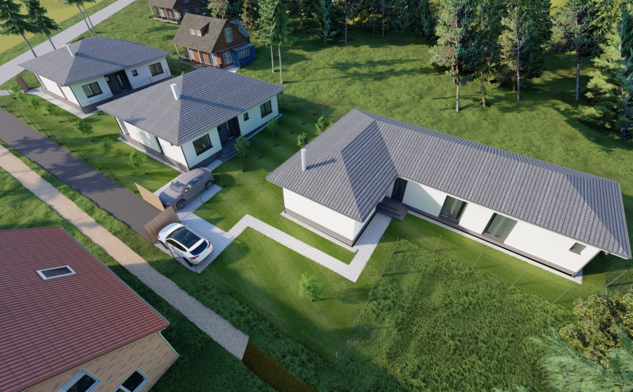 FINREA│ Novostavba - L-bungalov vo Vrútkach – 4 izby, 120 m², pozemok 505 m²