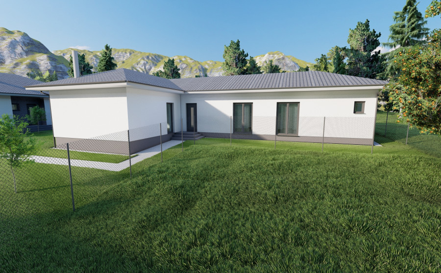 FINREA│ Novostavba - L-bungalov vo Vrútkach – 4 izby, 120 m², pozemok 505 m²