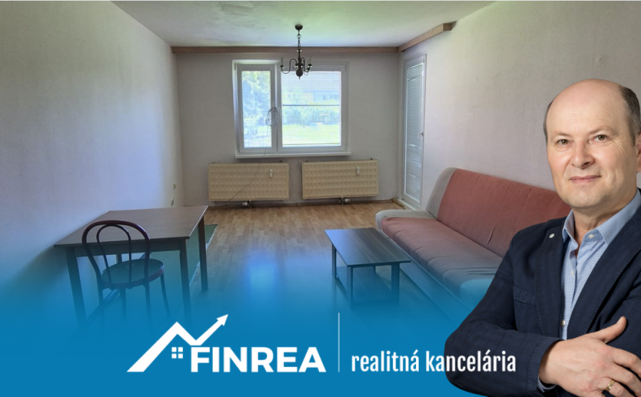 FINREA│Priestranný 3-izbový byt s veľkou loggiou v obľúbenej lokalite Martina