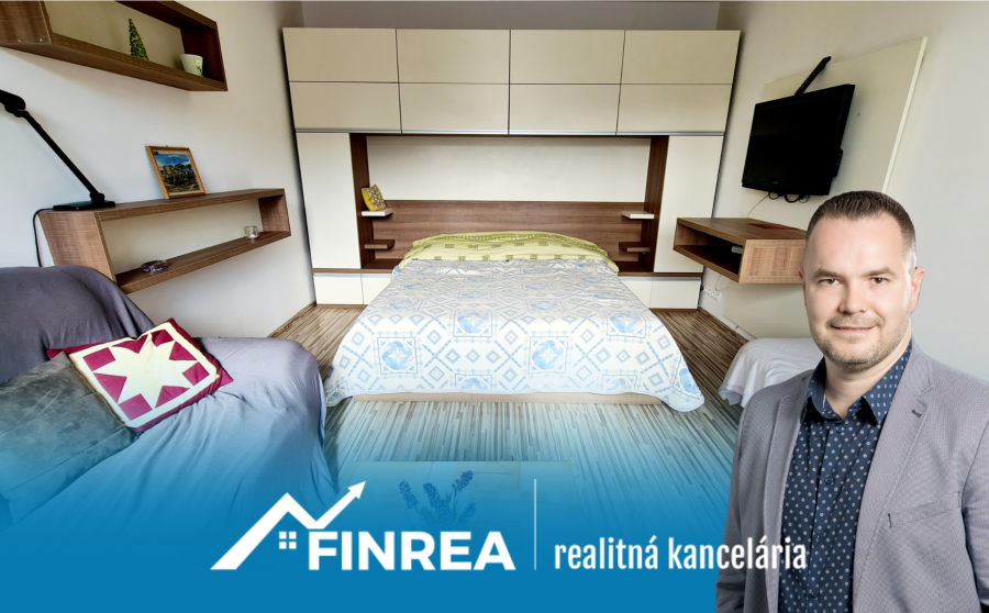 FINREA│1-izbový byt s balkónom v obľúbenej lokalite - Bysterec