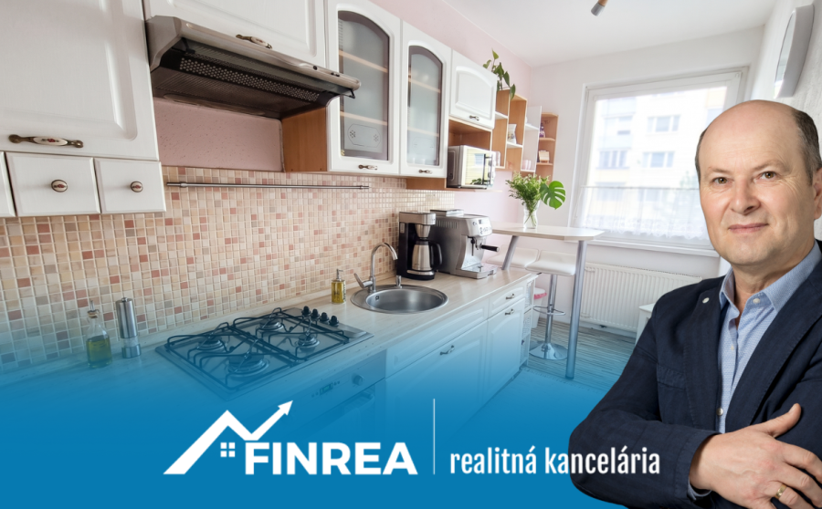 FINREA│ Útulný 3-izbový byt s loggiou v obľúbenej časti Záturčie – Martin, 60m2