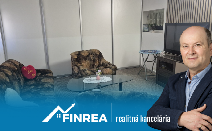 FINREA │Prenájom 2-izbového bytu v centre Martina s parkovacím miestom