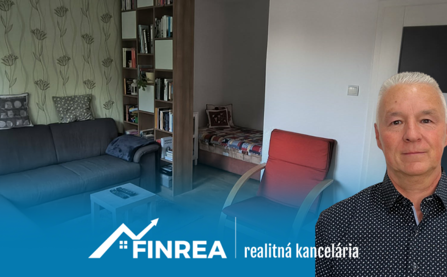FINREA │Prenájom 1-izbového bytu na sídlisku Ľadoveň