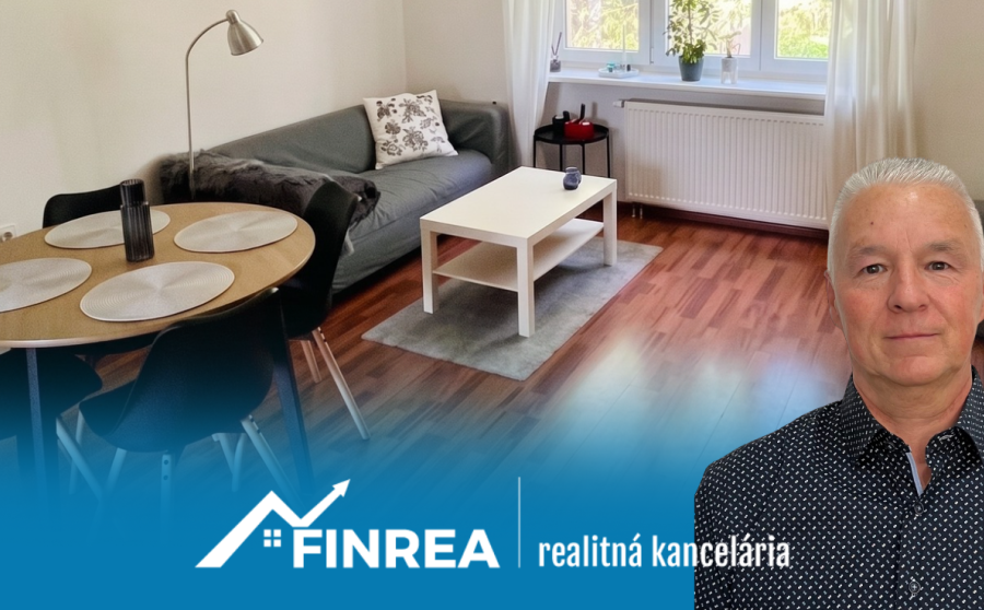 FINREA │Prenájom 2-izbového bytu v centre Martina