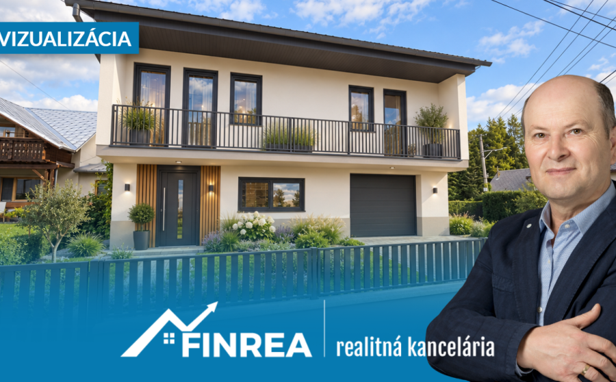 FINREA│ Dom s garážou, dielňou a záhradou – Valča, okr. Martin