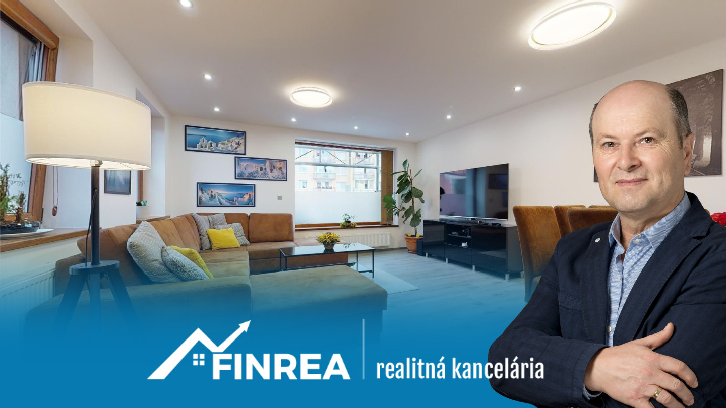 FINREA│3 izbový nadštandardný (105m2) byt Vrútky-Centrum