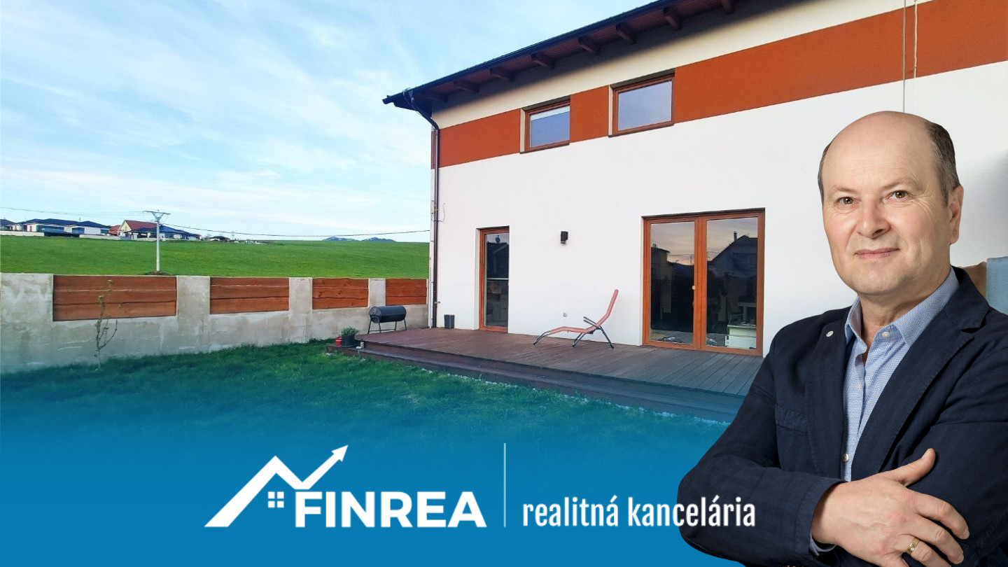 FINREA│ Novostavba - 4 izbový moderný rodinný dom v obci Diaková, okr. Martin