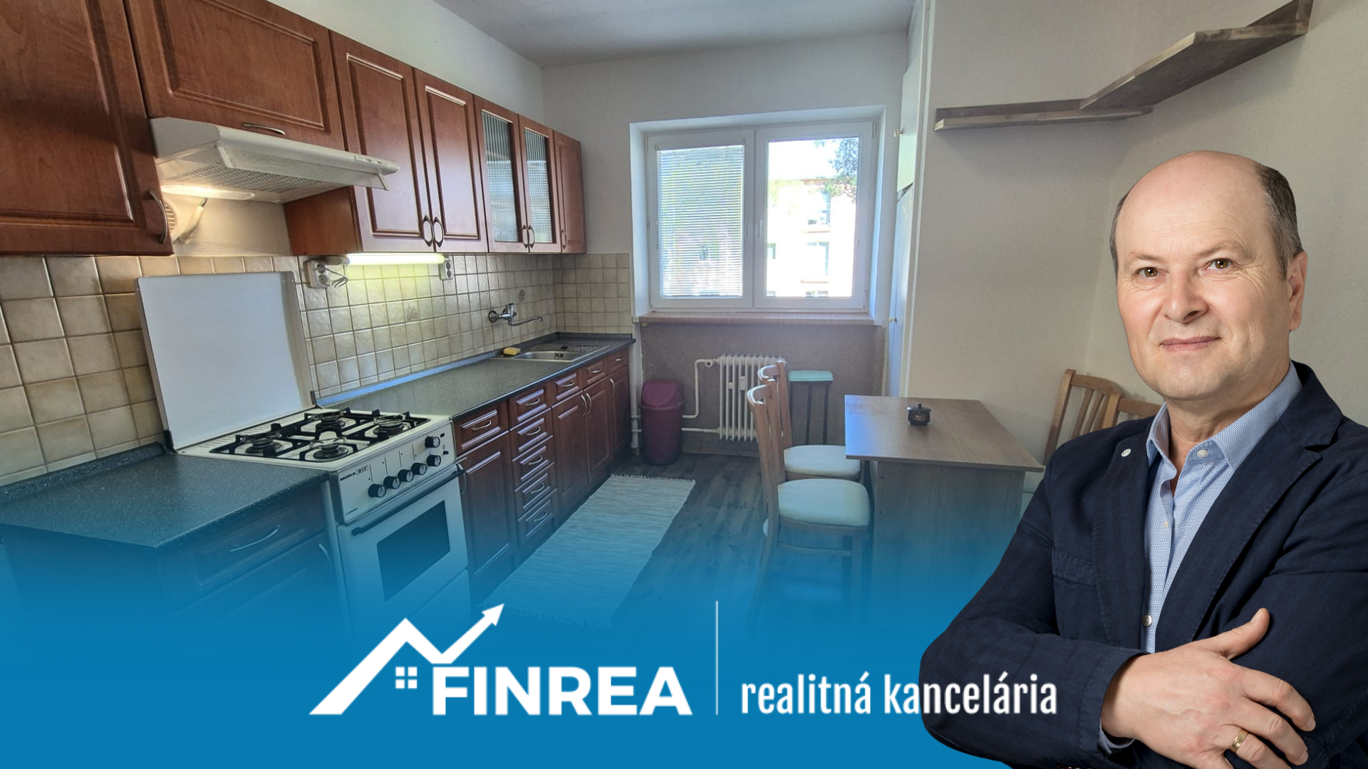 FINREA│Priestranný 2-izbový byt v centre Martina