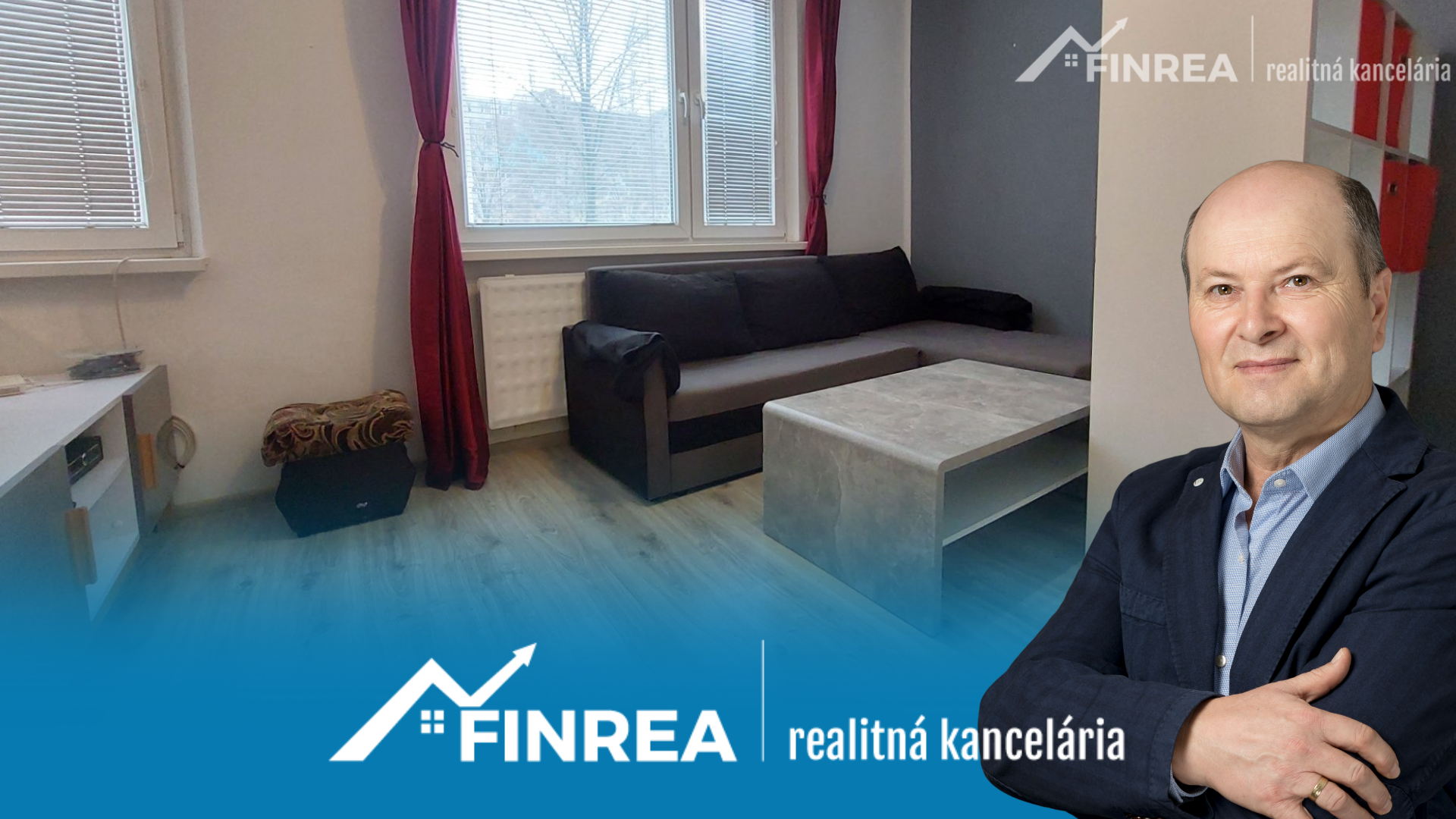 FINREA │1 izbový byt na prízemí (27m2) Martin-Košúty