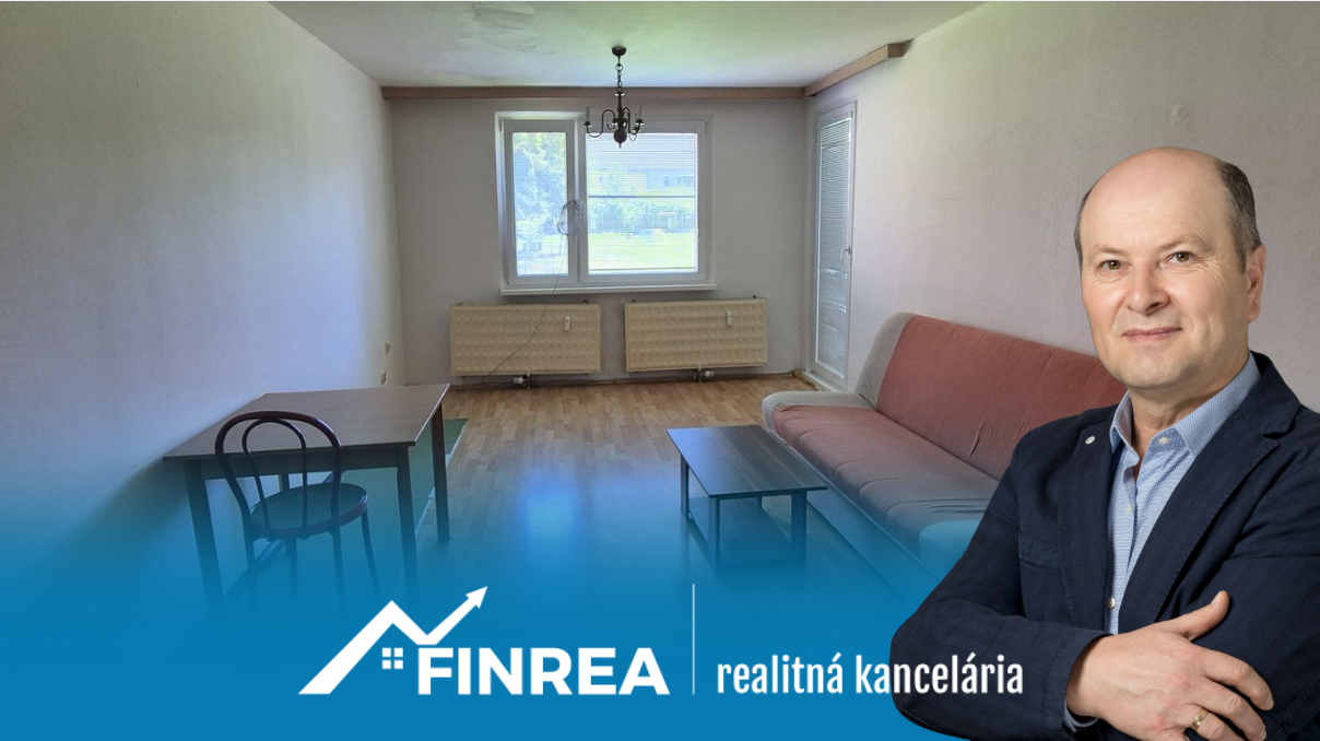FINREA│Priestranný 3-izbový byt s veľkou loggiou v obľúbenej lokalite Martina