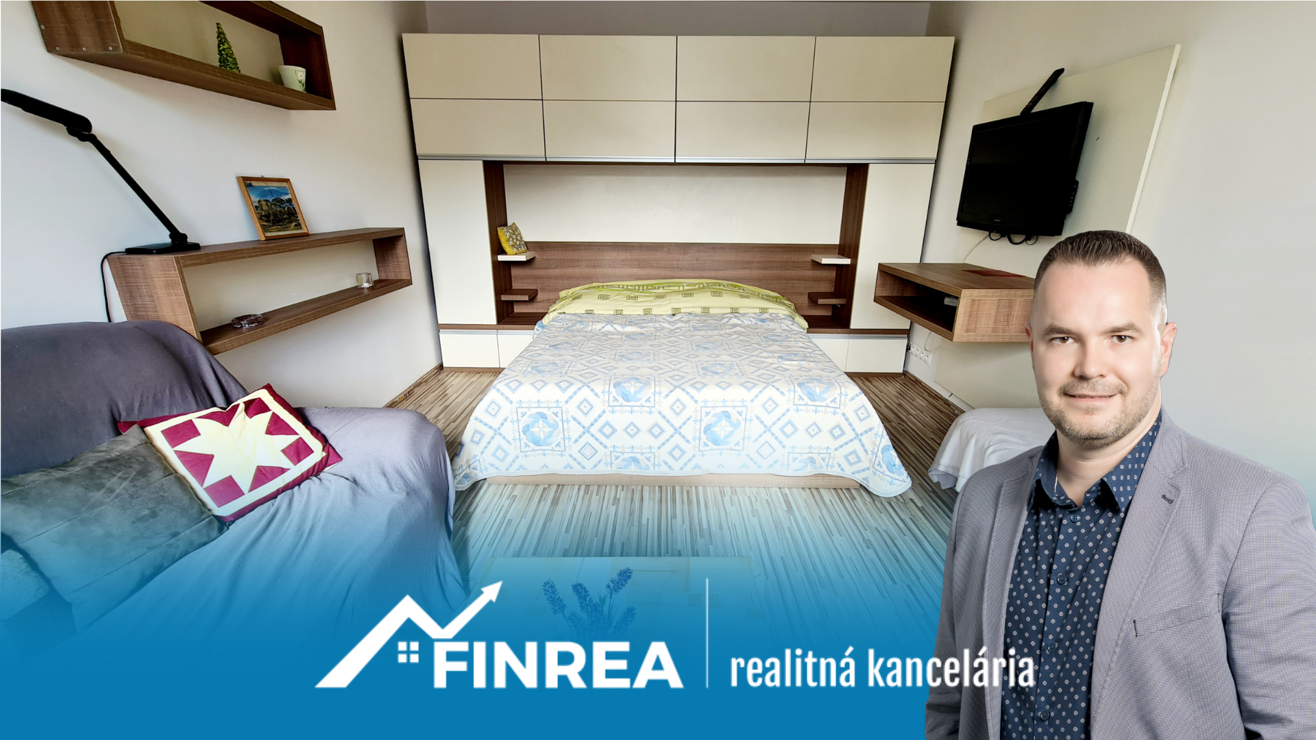 FINREA│1-izbový byt s balkónom v obľúbenej lokalite - Bysterec