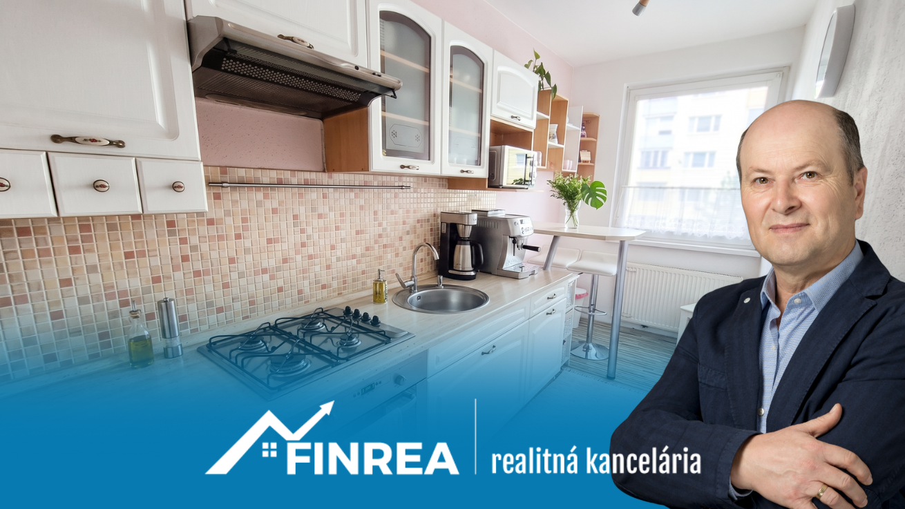 FINREA│ Útulný 3-izbový byt s loggiou v obľúbenej časti Záturčie – Martin, 60m2