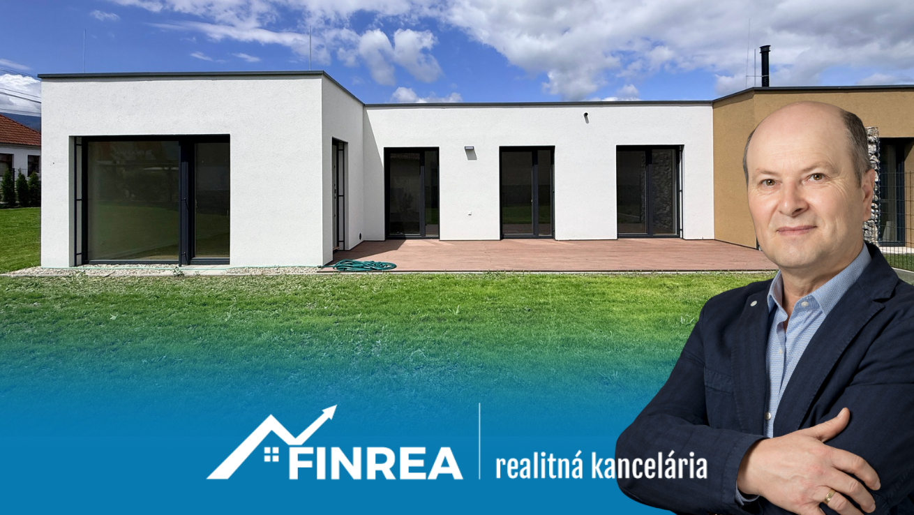 FINREA│ Štýlový 4-izbový dom (101,65 m²) v dvojdome – Martin, Priekopa