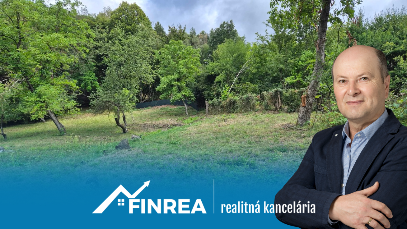 FINREA│ Perspektívny stavebný pozemok 1040 m² vo Vyhniach