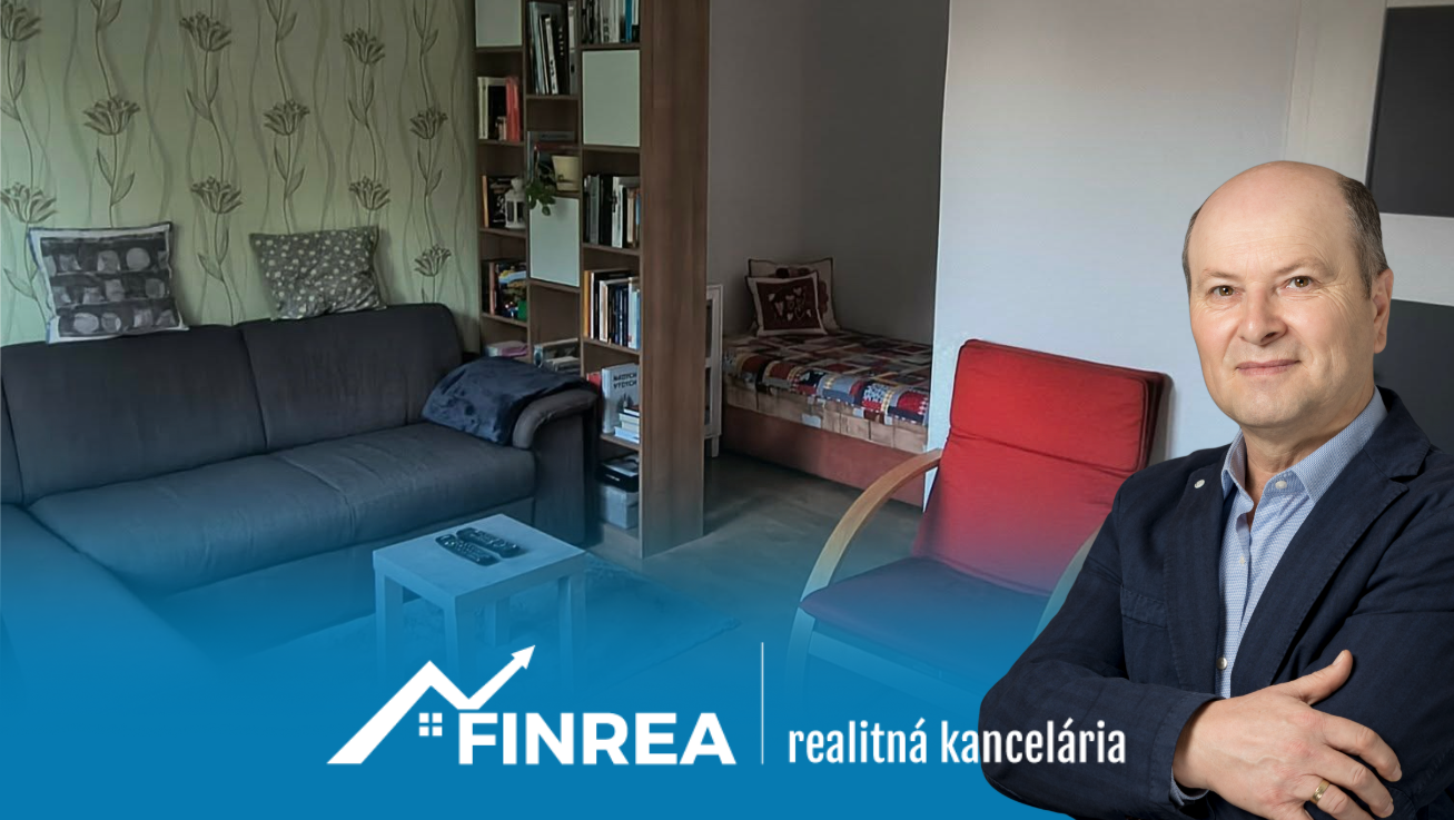 FINREA │Prenájom 1-izbového bytu na sídlisku Ľadoveň