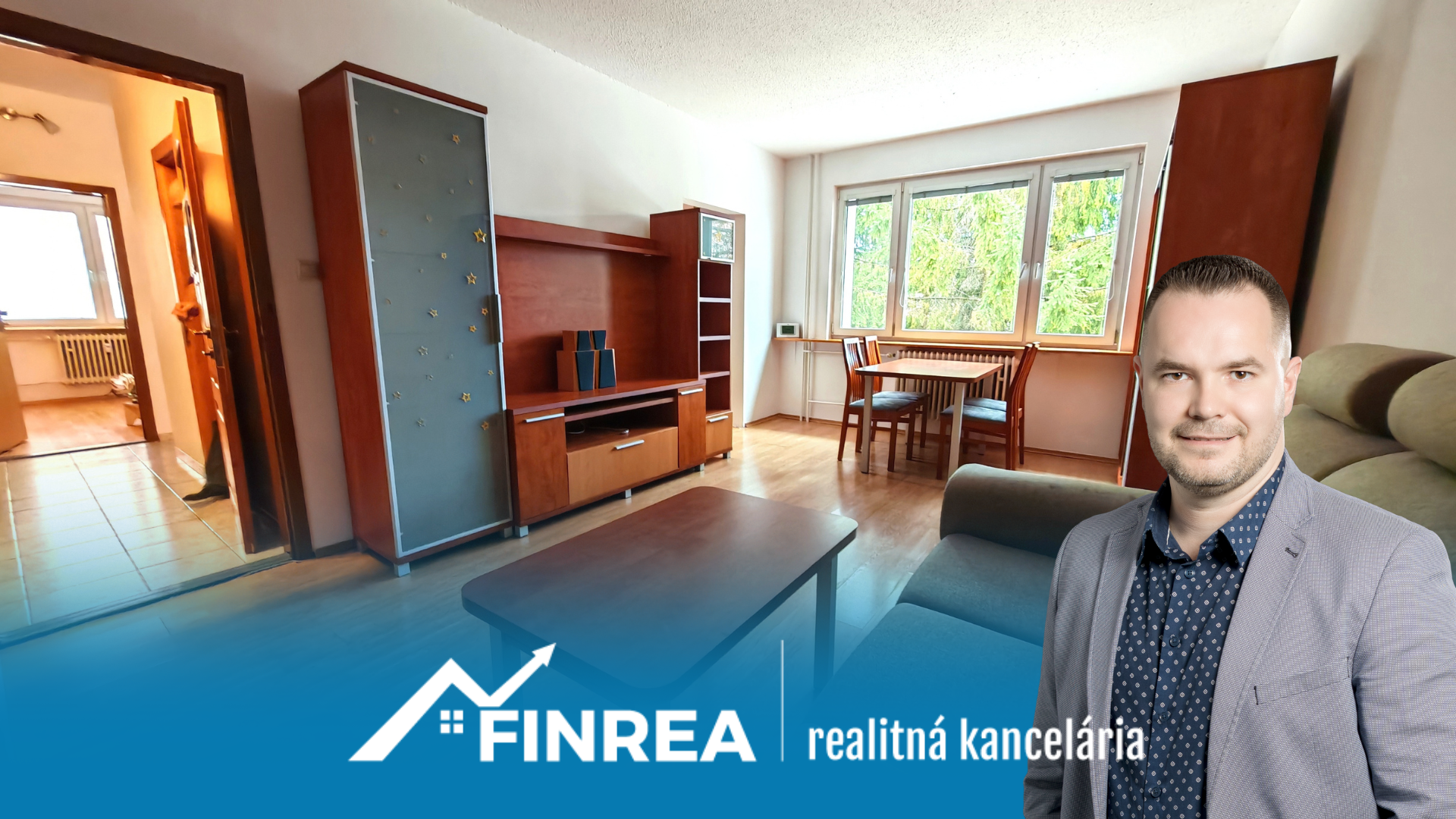 FINREA│Zariadený 3-izbový byt na prenájom s balkónom M.R. Štefánika