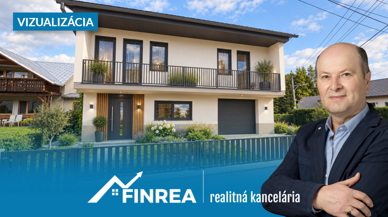 FINREA│ Dom s garážou, dielňou a záhradou – Valča, okr. Martin