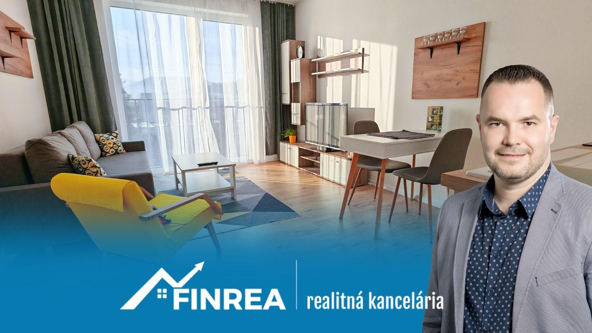 FINREA│Zariadený 1-izbový byt na prenájom - Martina Hattalu